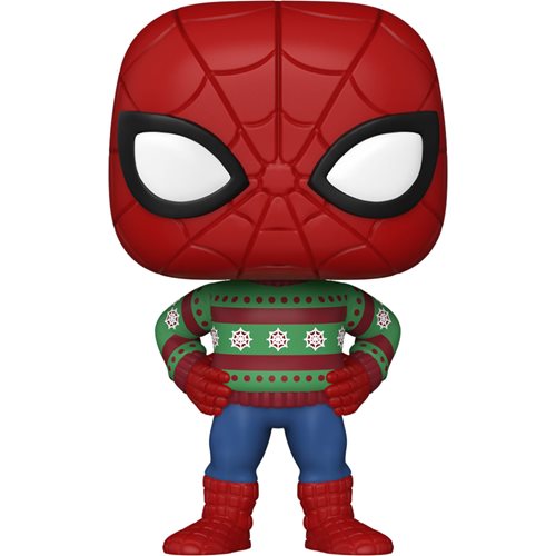 PRESALE | Funko POP! Marvel: Holiday - Spider-Man (Sweater) #1284 Vinyl Figures