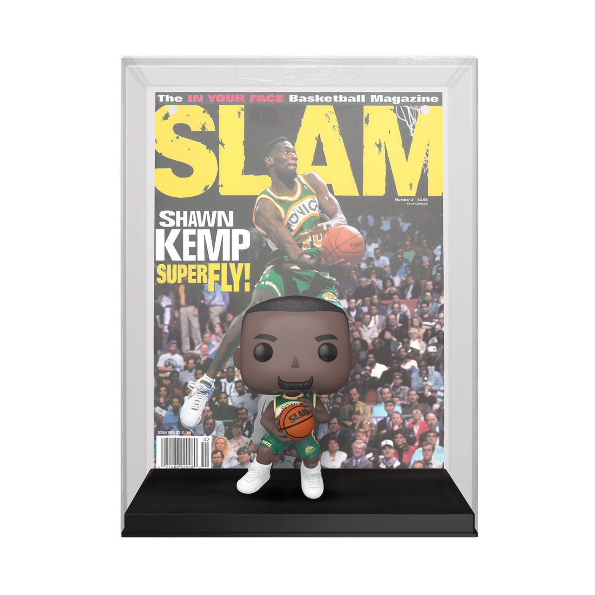 PRESALE | Funko POP! NBA Cover: SLAM - Shawn Kemp #07 Vinyl Figure with Case