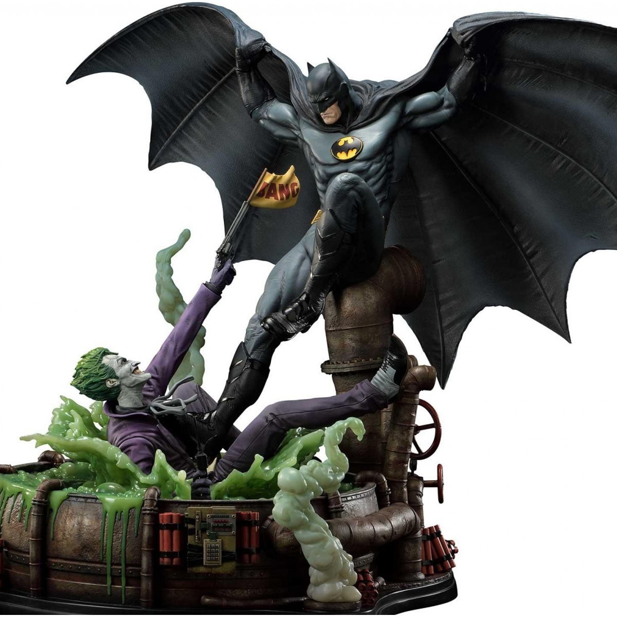 PRESALE | DC Comics - Batman vs. Joker - Deluxe Ultimate Museum Masterline 1:3 Scale Statue