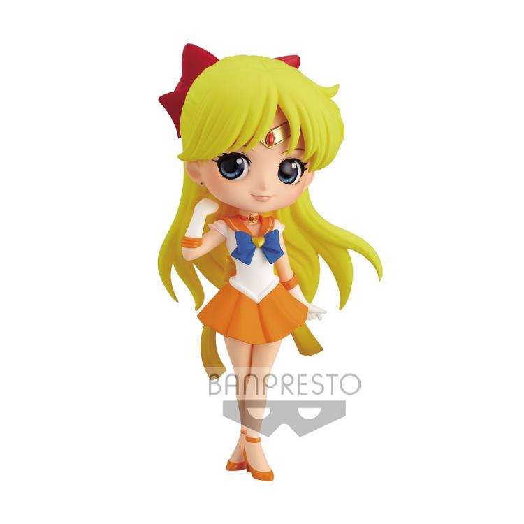 Pretty Guardian Sailor Moon Eternal - Super Sailor Venus - Girls Memories - Q Posket - Version A (Bandai Spirits) figure