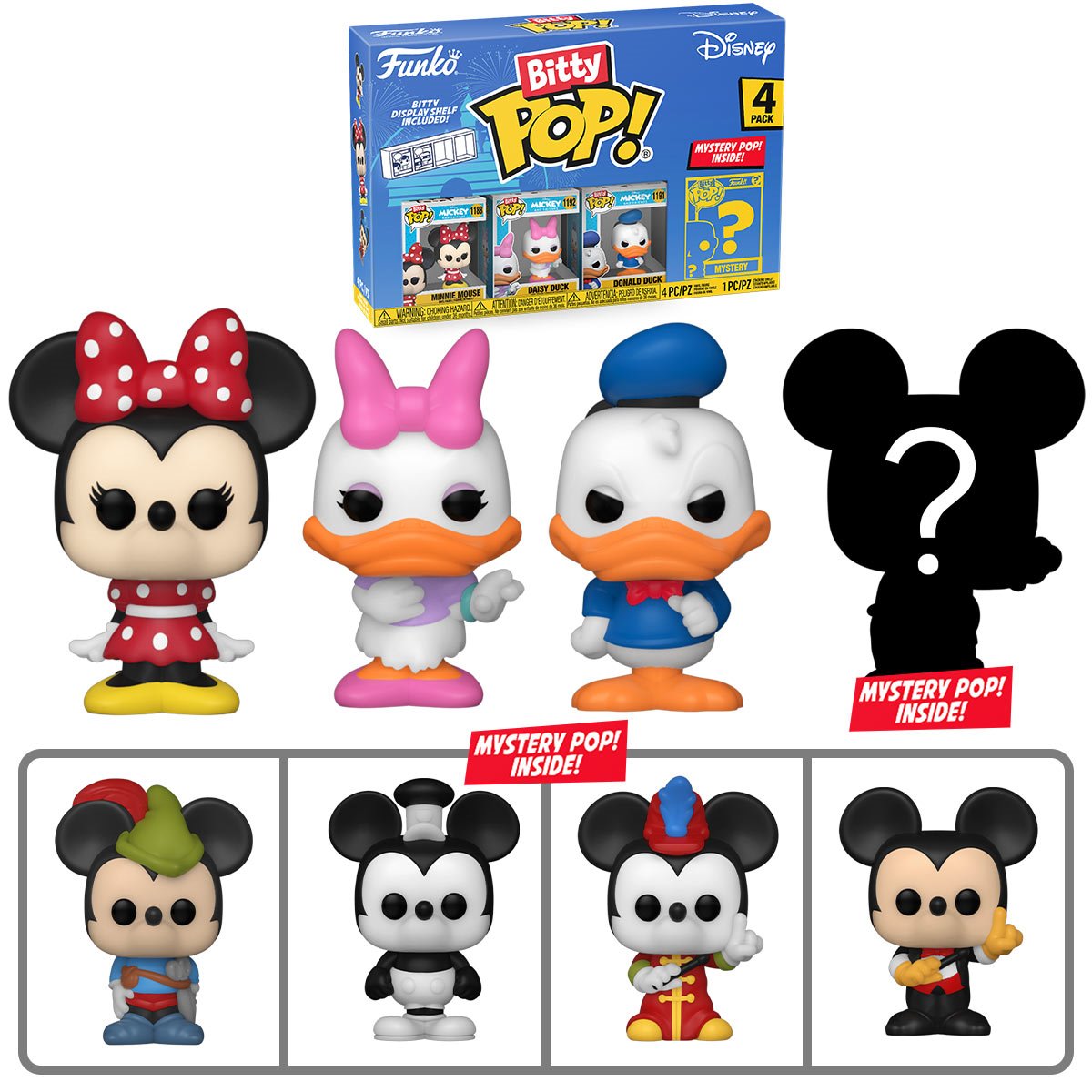 PRESALE | Funko Bitty POP! - Disney Classics - Sorcerer Mickey - Four Pack  Vinyl Figures