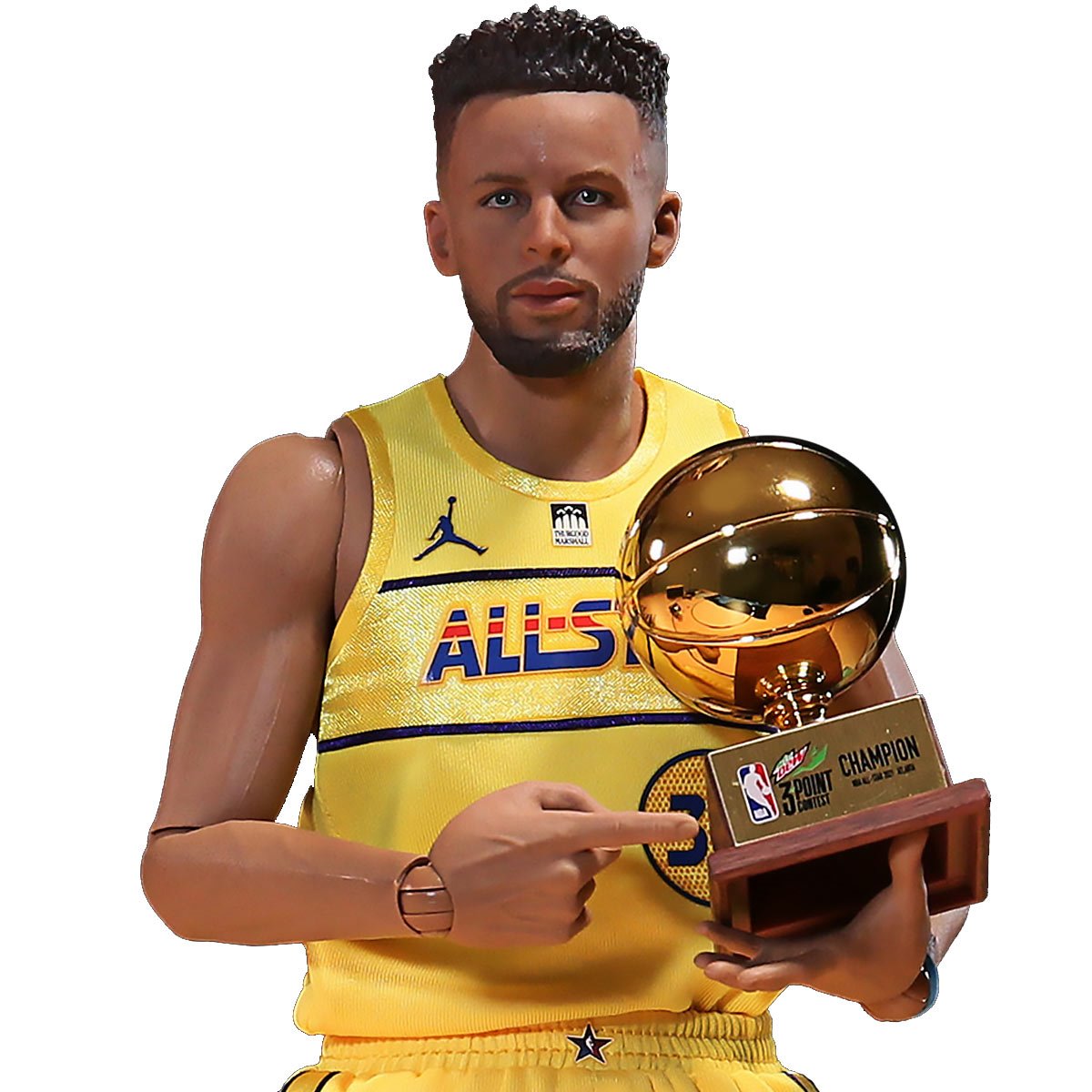 PRESALE | NBA Real Masterpiece - Stephen Curry (2021 All-Star) 1/6 Scale Limited Edition Figure (Enterbay)