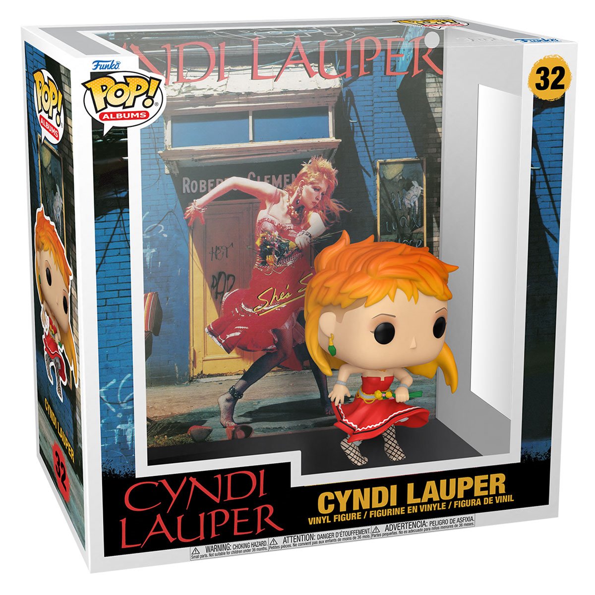 PRESALE | Funko POP! Albums: Cyndi Lauper - She's So Unusual #32 Vinyl Figure with Case