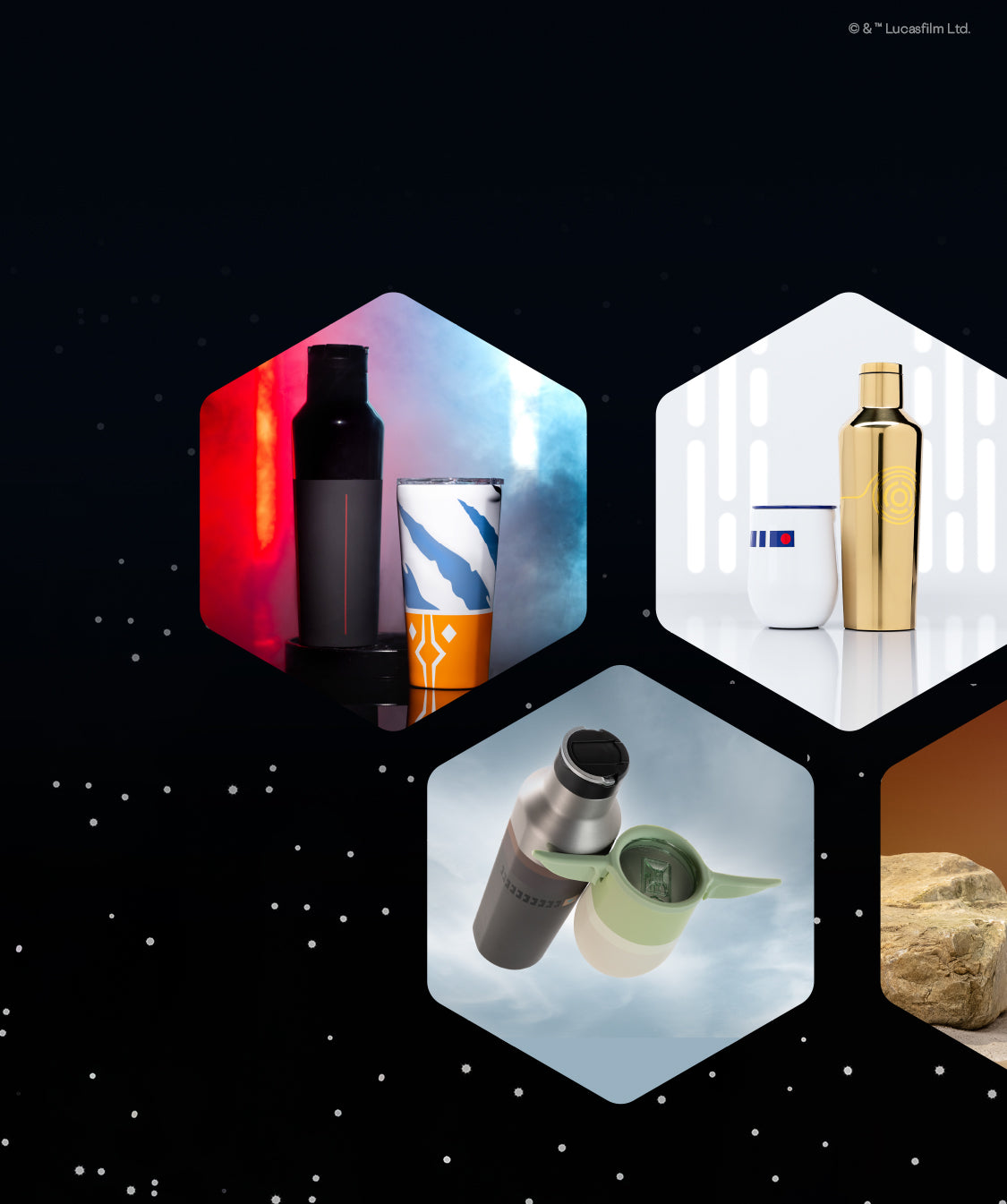 Star Wars Droids Stemless Set (3) by CORKCICLE.