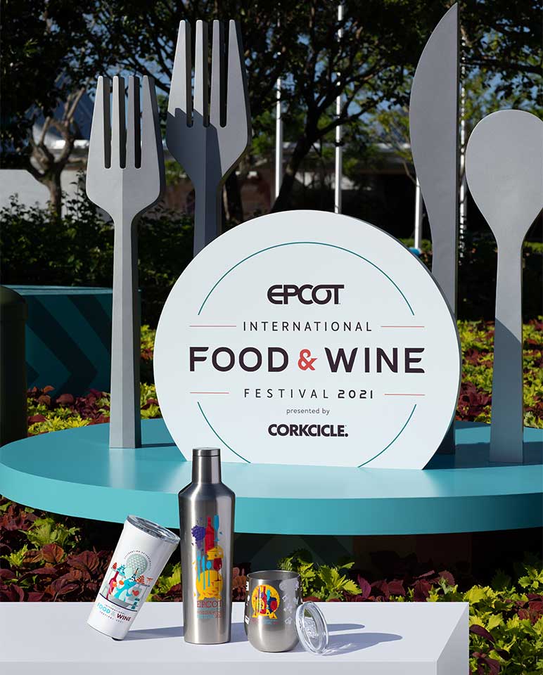 Disney Corkcicle Tumbler - 2023 Epcot Food & Wine Festival