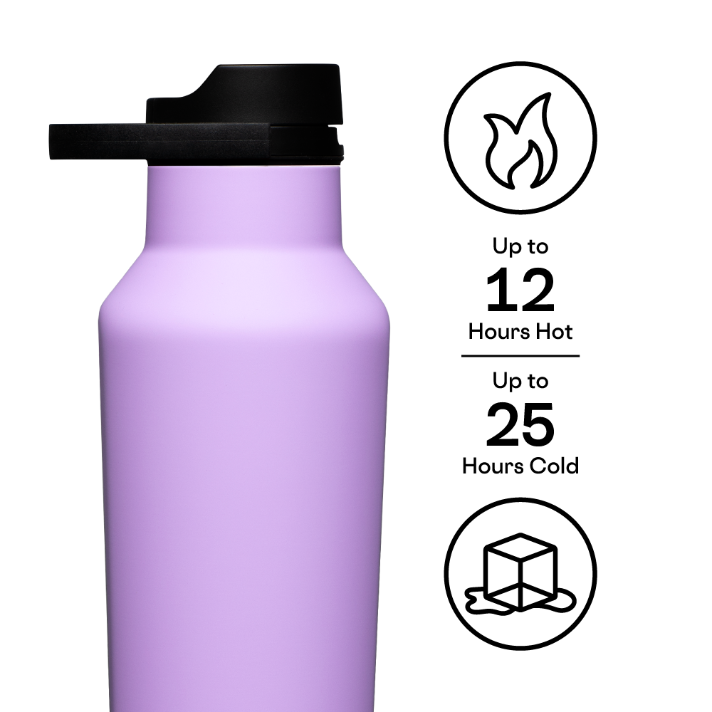 Insulated Water Bottle Series A Sport Canteen 20oz / Sun-Soaked Lilac