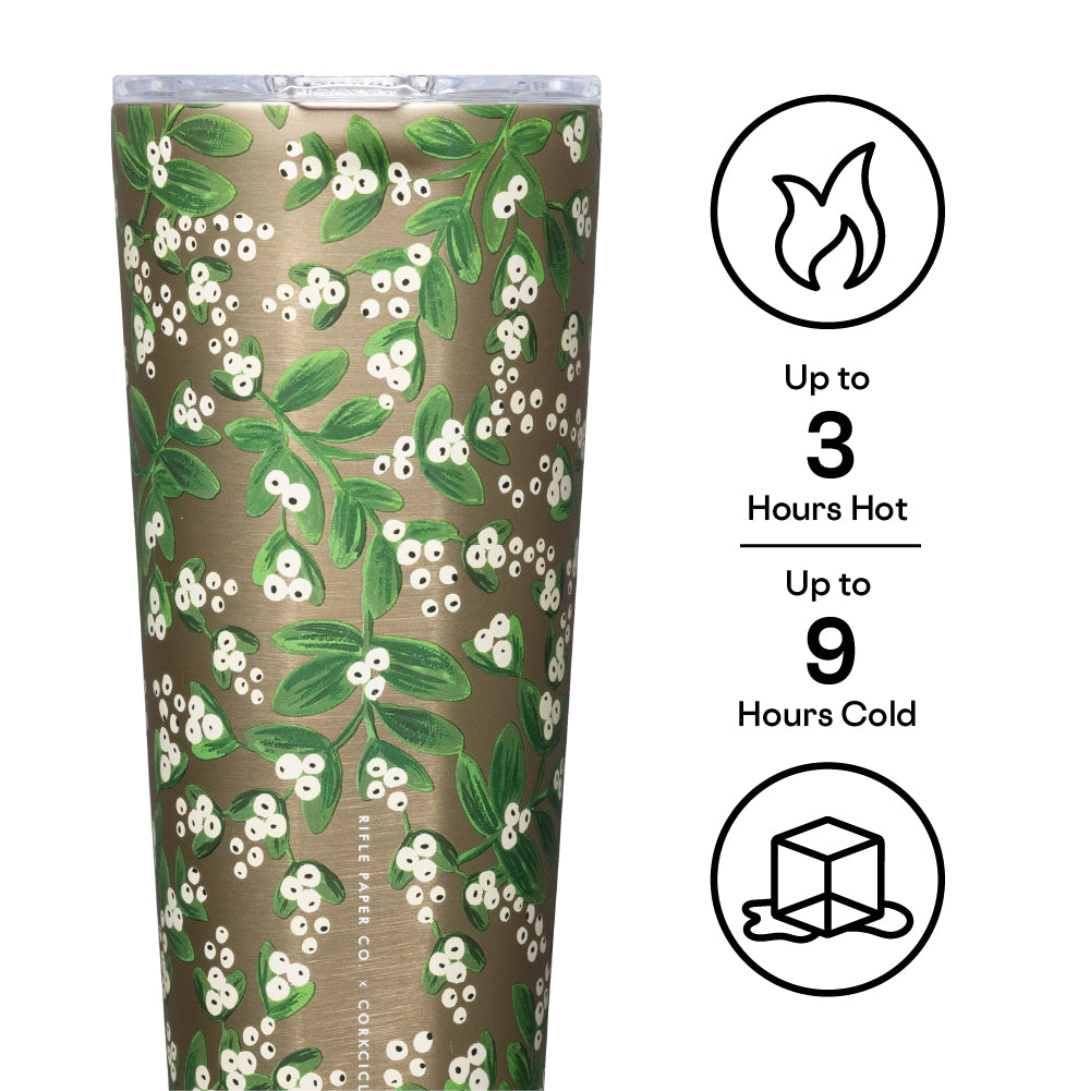 CORKCICLE  Rifle Paper Co. 24 oz. Tumbler - Mistletoe