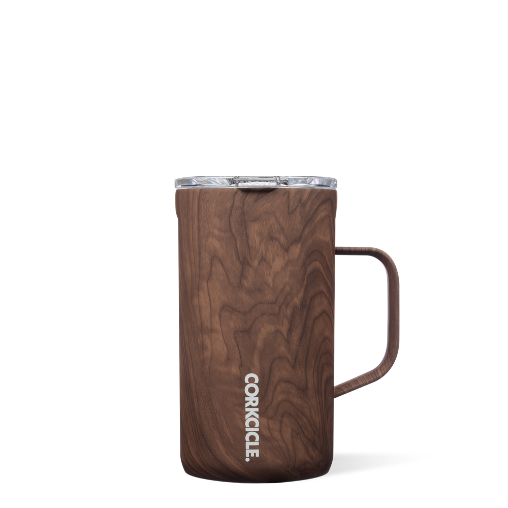 Corkcicle Coffee Mug with Texas Rangers Etched Wordmark Logo