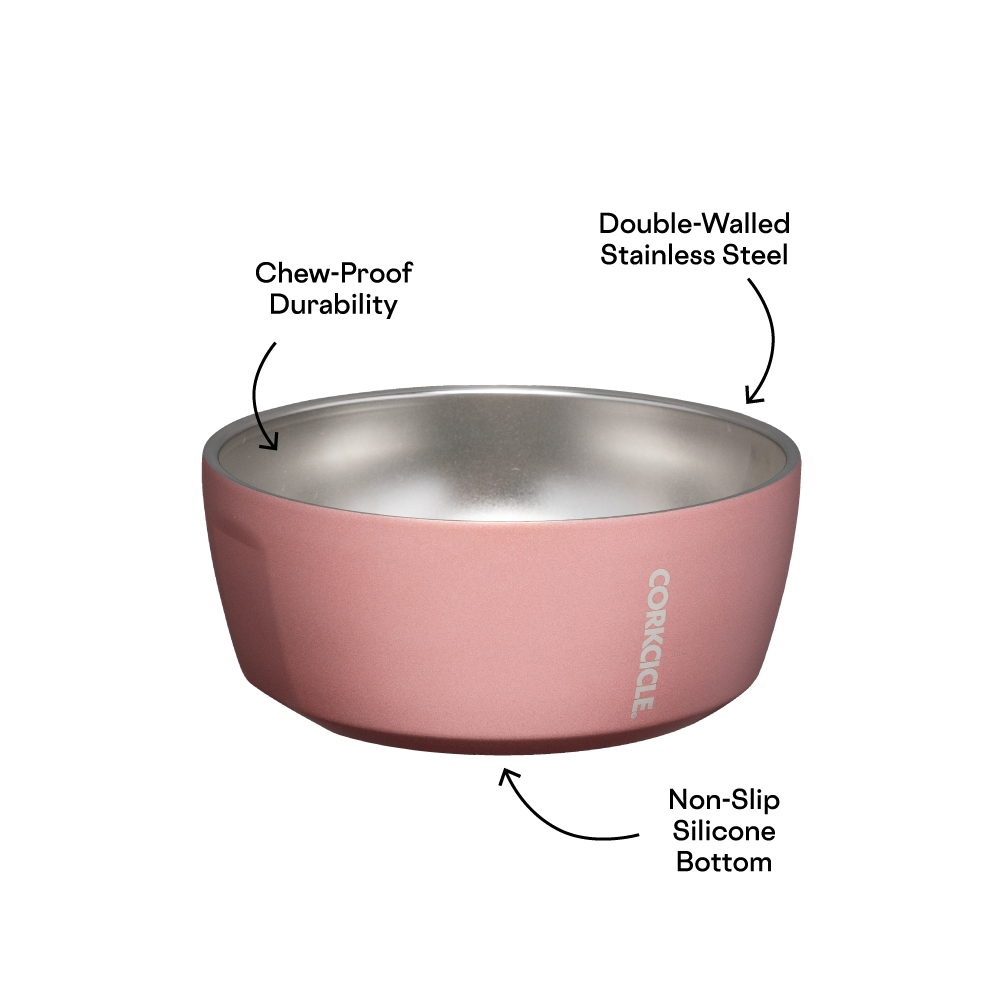 Stainless Steel Dog Bowl Dog Bowl 16oz / Ceramic Sierra