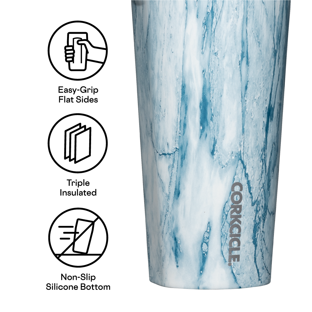 Insulated Tumbler Cup Sierra Tumbler 16oz / Blue Marble