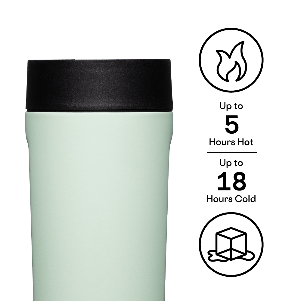 Spill-Proof Insulated Travel Coffee Mug Sierra Commuter Cup 17oz / Sage Mist