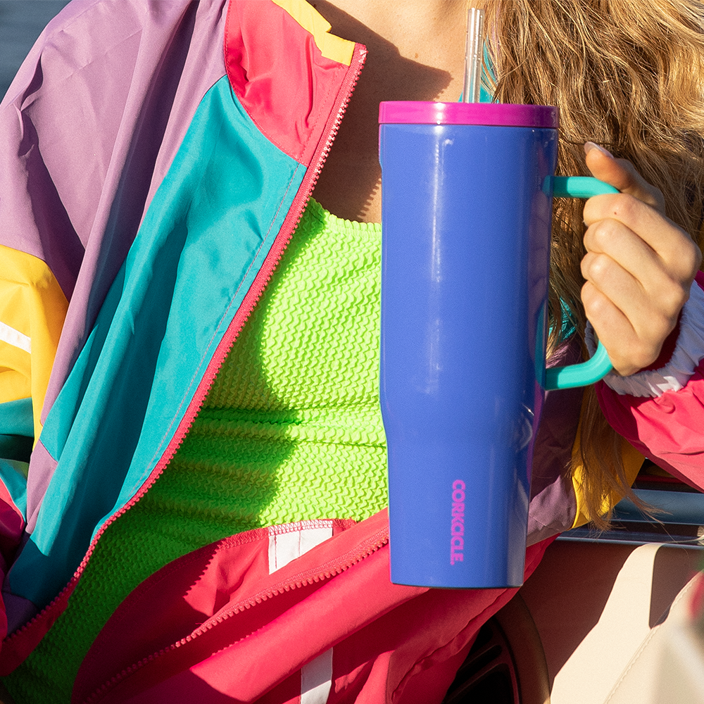 Insulated Tumbler with Handle Cruiser 40oz / 80's Windbreaker