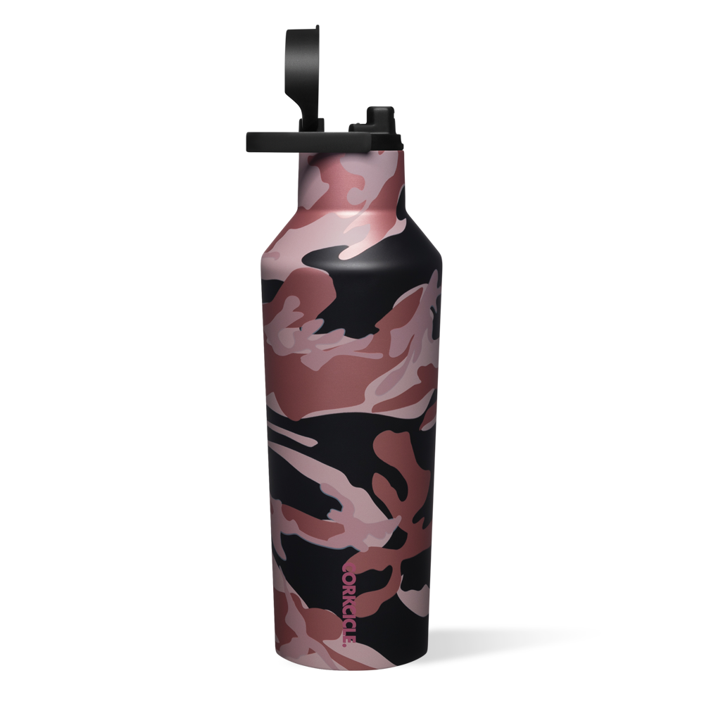 Insulated Water Bottle Camo Sport Canteen 32oz / Rose Camo