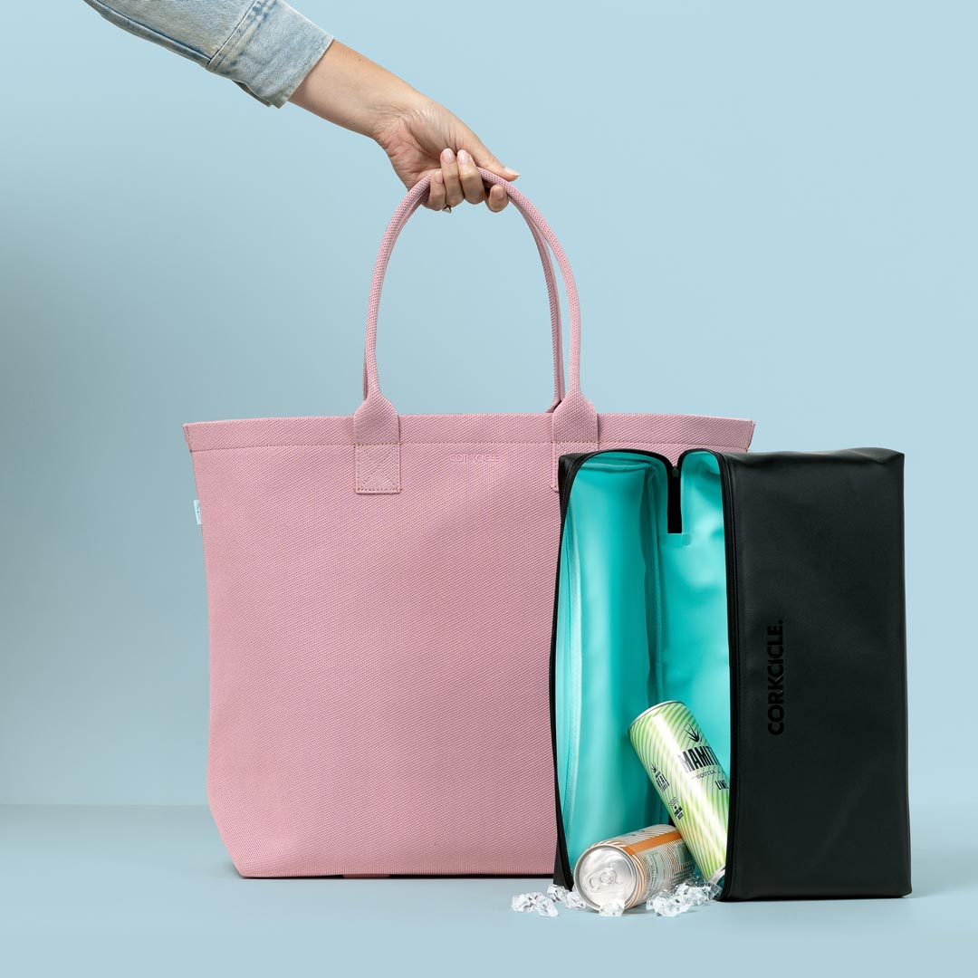 Re:Tote Recycled Tote Bag with Cooler | CORKCICLE.