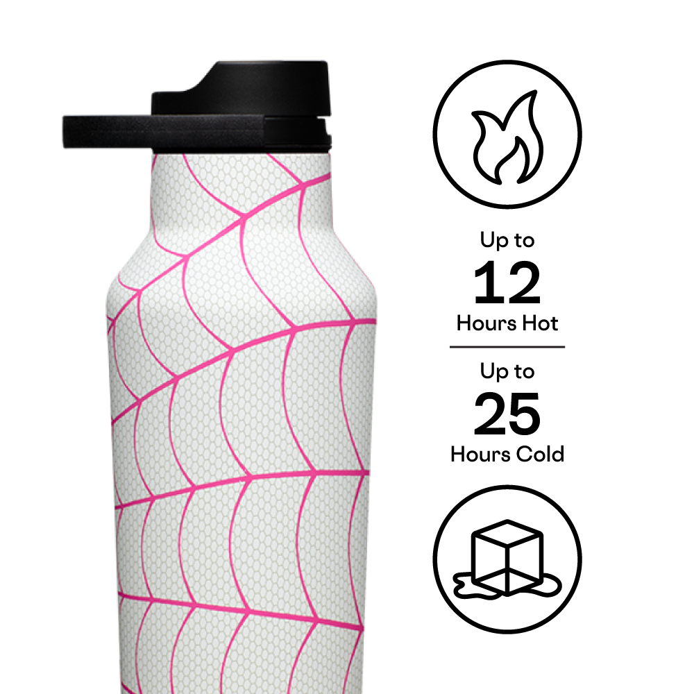 Insulated Water Bottle  Marvel Sport Canteen 20oz / Ghost Spider (Gwen Stacy)