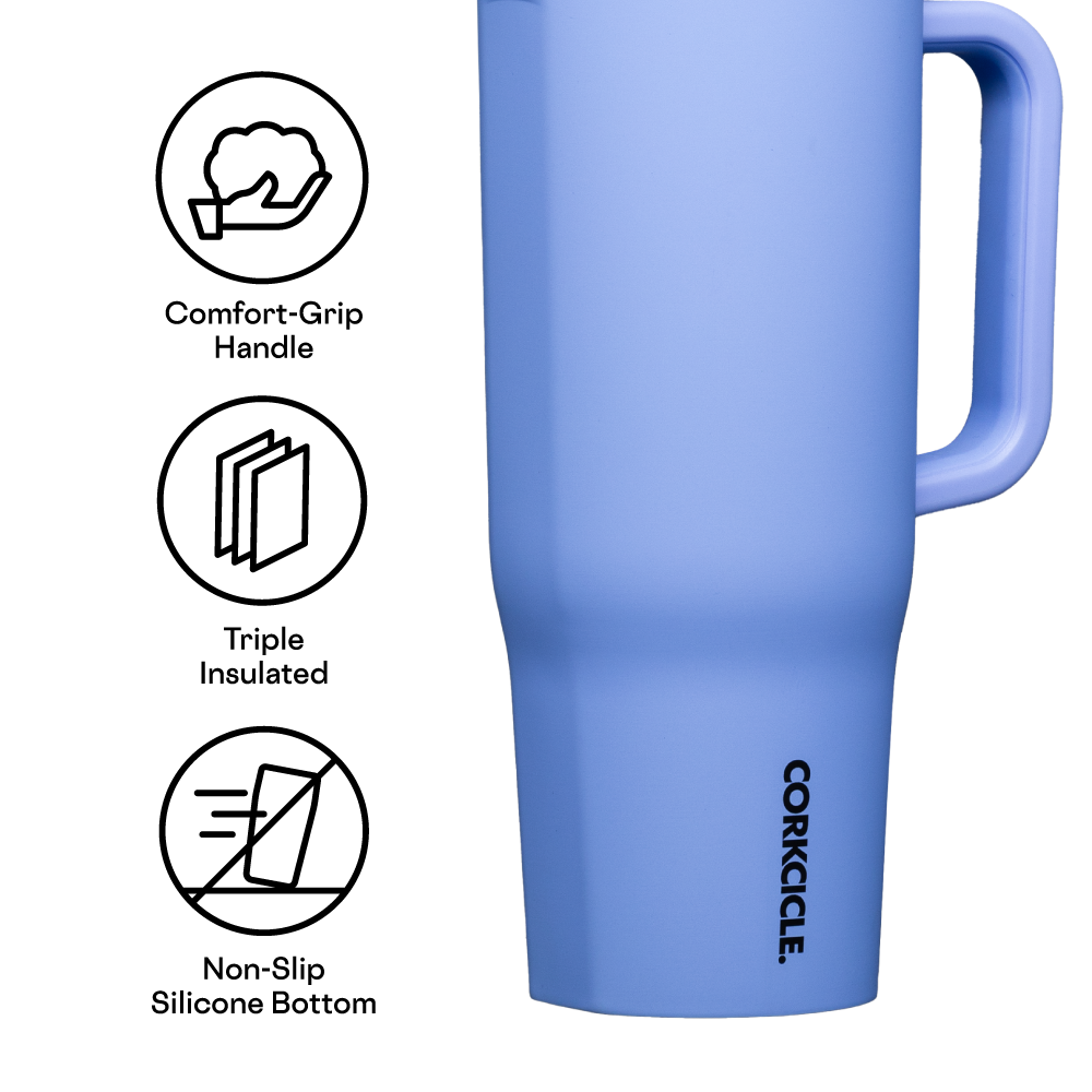 Insulated Tumbler with Handle Cruiser 40oz / Periwinkle