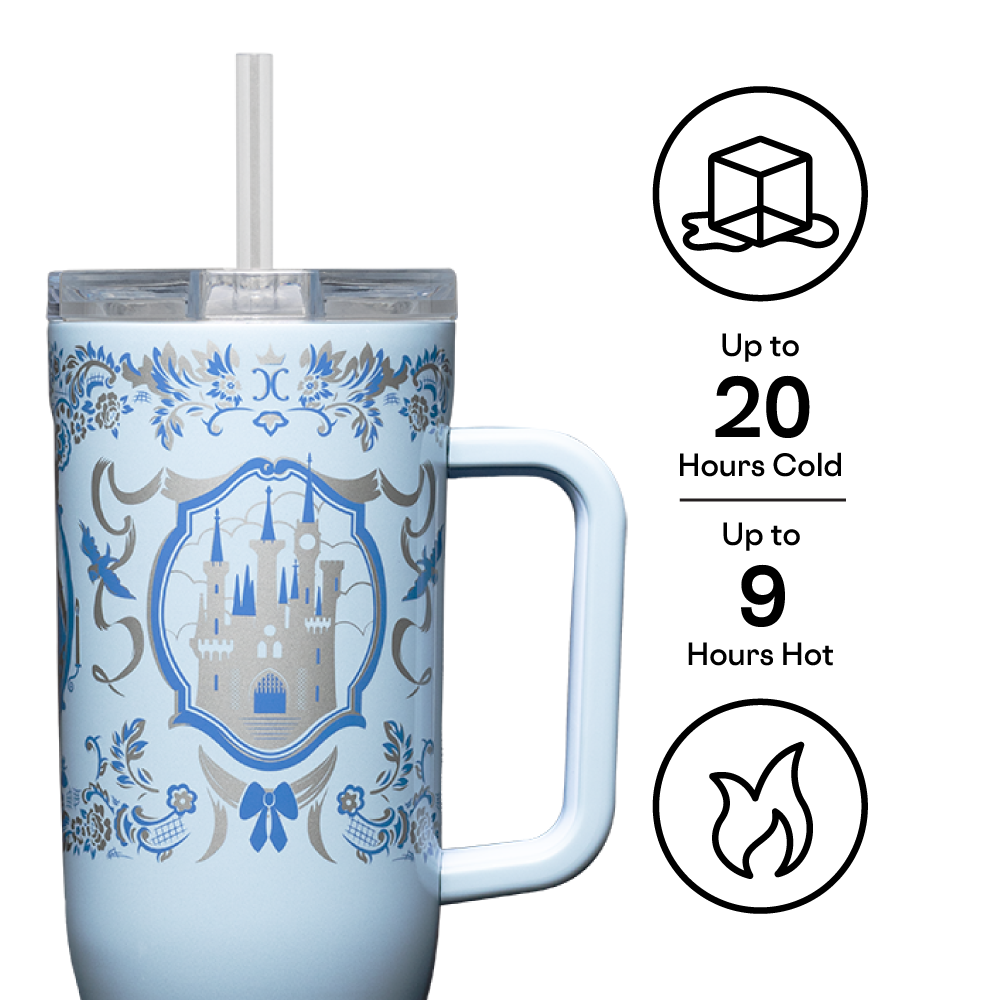 Insulated Tumbler with Handle Disney Cruiser 40oz / Cinderella