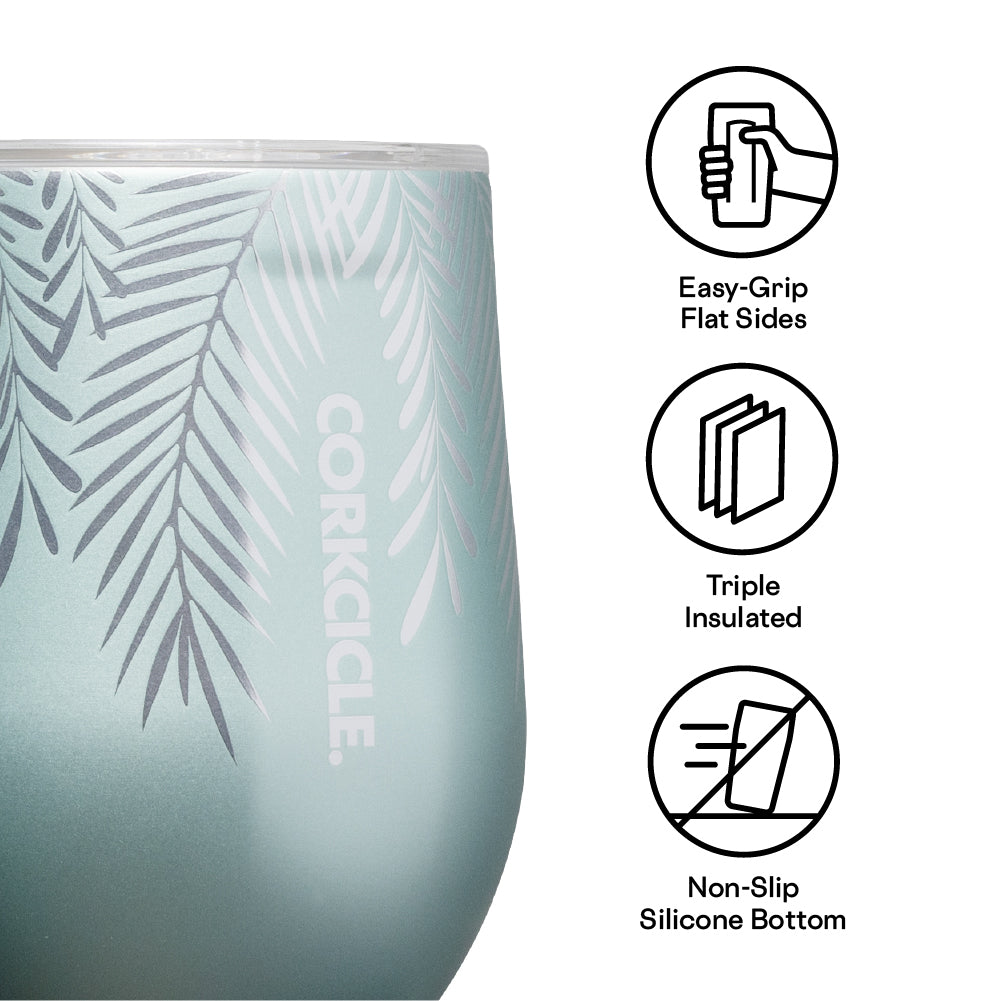 Corkcicle Rifle Paper Co. Stemless Wine Glass Tumbler, Triple Insulated  Stainless Steel, Easy Grip, …See more Corkcicle Rifle Paper Co. Stemless  Wine