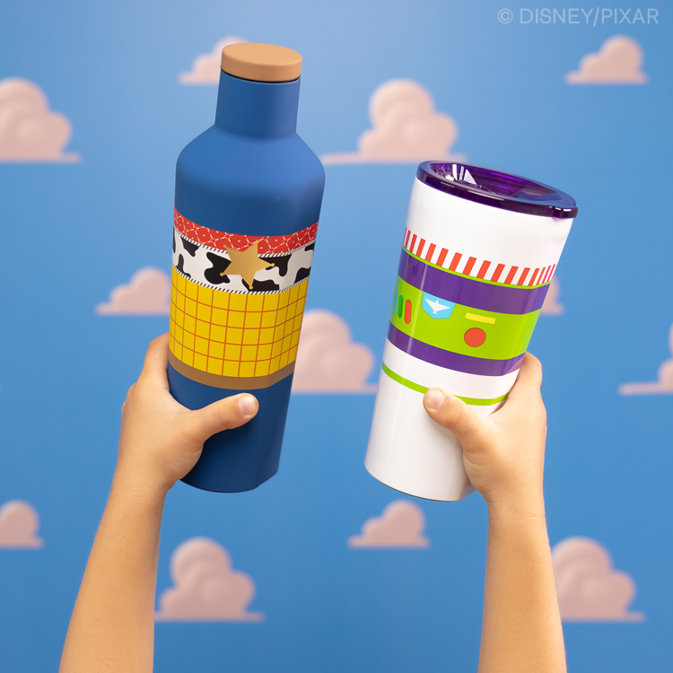 Disney Pixar Toy Story 4 Water Bottle with Built-In Straw