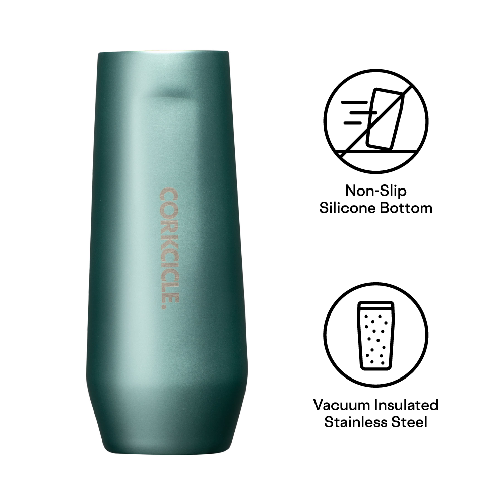 7oz Corkcicle Flute Set - Custom Branded Promotional Happy Hour