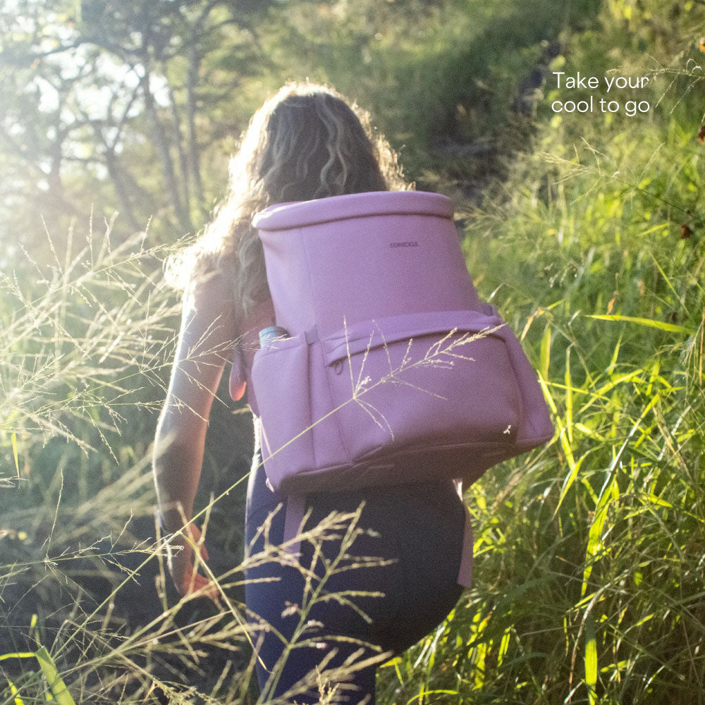 Lotus Backpack Cooler Black