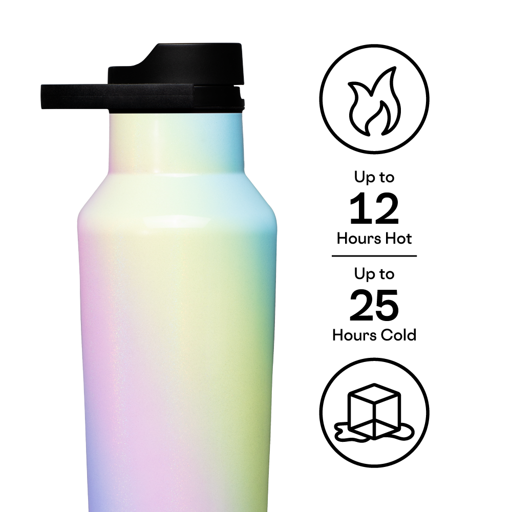 Insulated Water Bottle Unicorn Magic Sport Canteen 20oz / Rainbow Unicorn