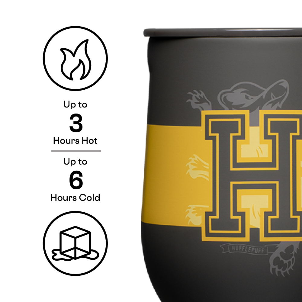 Harry Potter Stemless 12oz / Hufflepuff