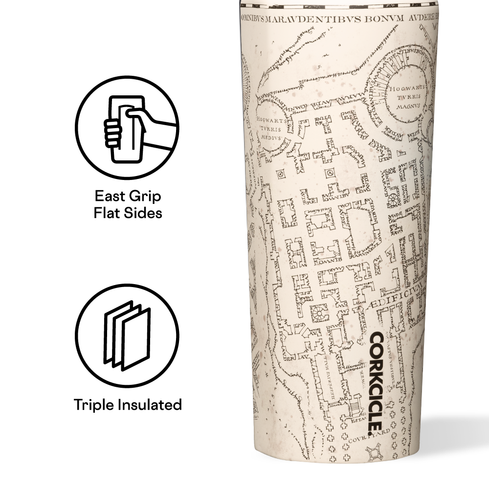 Insulated Water Bottle Harry Potter Sport Canteen 20oz / Marauder's Map