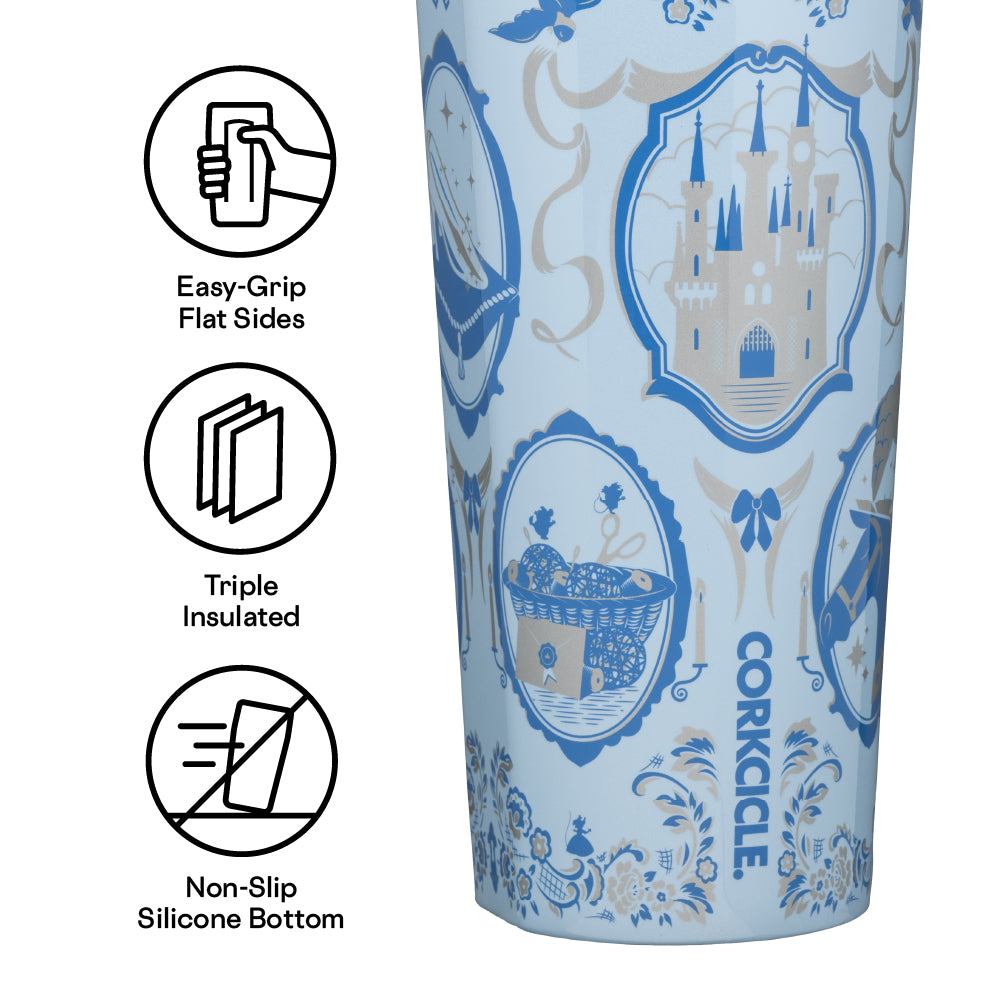 Insulated Tumbler with Straw  Disney Princess Cold Cup 24oz / Cinderella