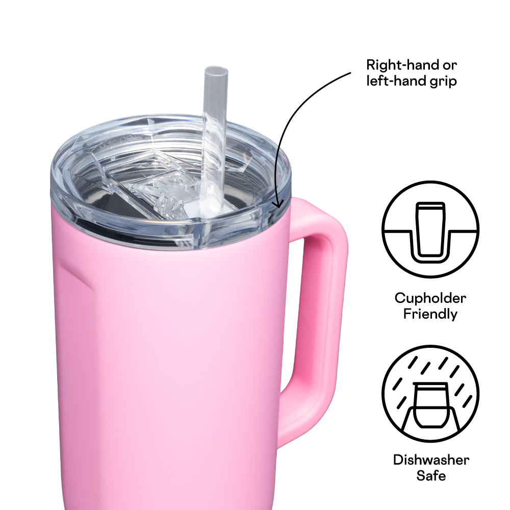 Corkcicle 24 oz Cold CUP-SUN Soaked Pink