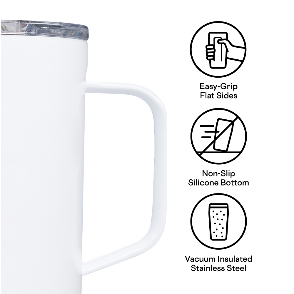 Corkcicle Coffee Mug, Insulated Travel Coffee Cup with Lid, Stainless  Steel, Spill Proof for Coffee,…See more Corkcicle Coffee Mug, Insulated  Travel