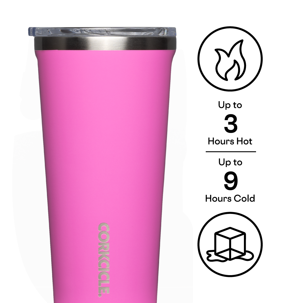 Classic Stainless Steel Drink Tumbler Classic Tumbler 16oz / Miami Pink