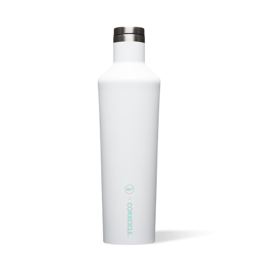 Corkcicle Canteen VINNEBAGO EDITION 25oz Wine Insulated Bottle, Biscay Bay  - NEW