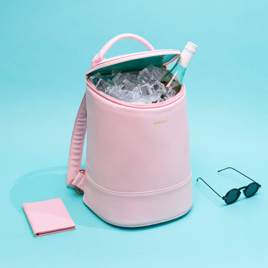 Eola Wine Cooler Bag Eola Bucket Cooler Bag Rose Quartz