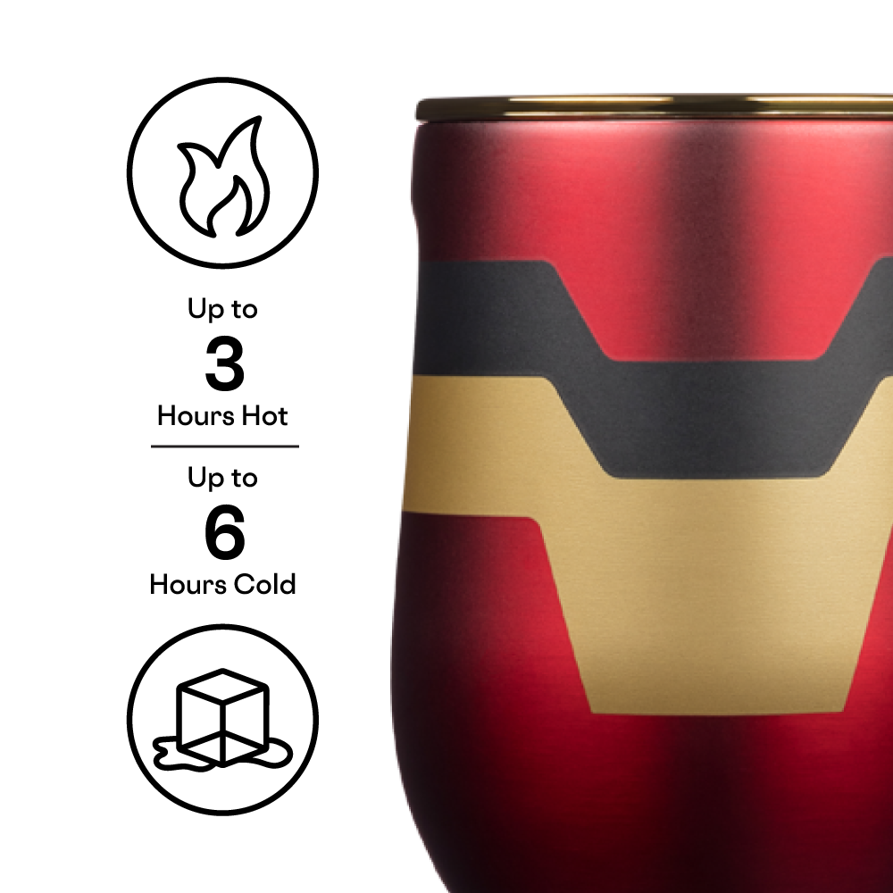 Marvel Stemless 12oz / Iron Man