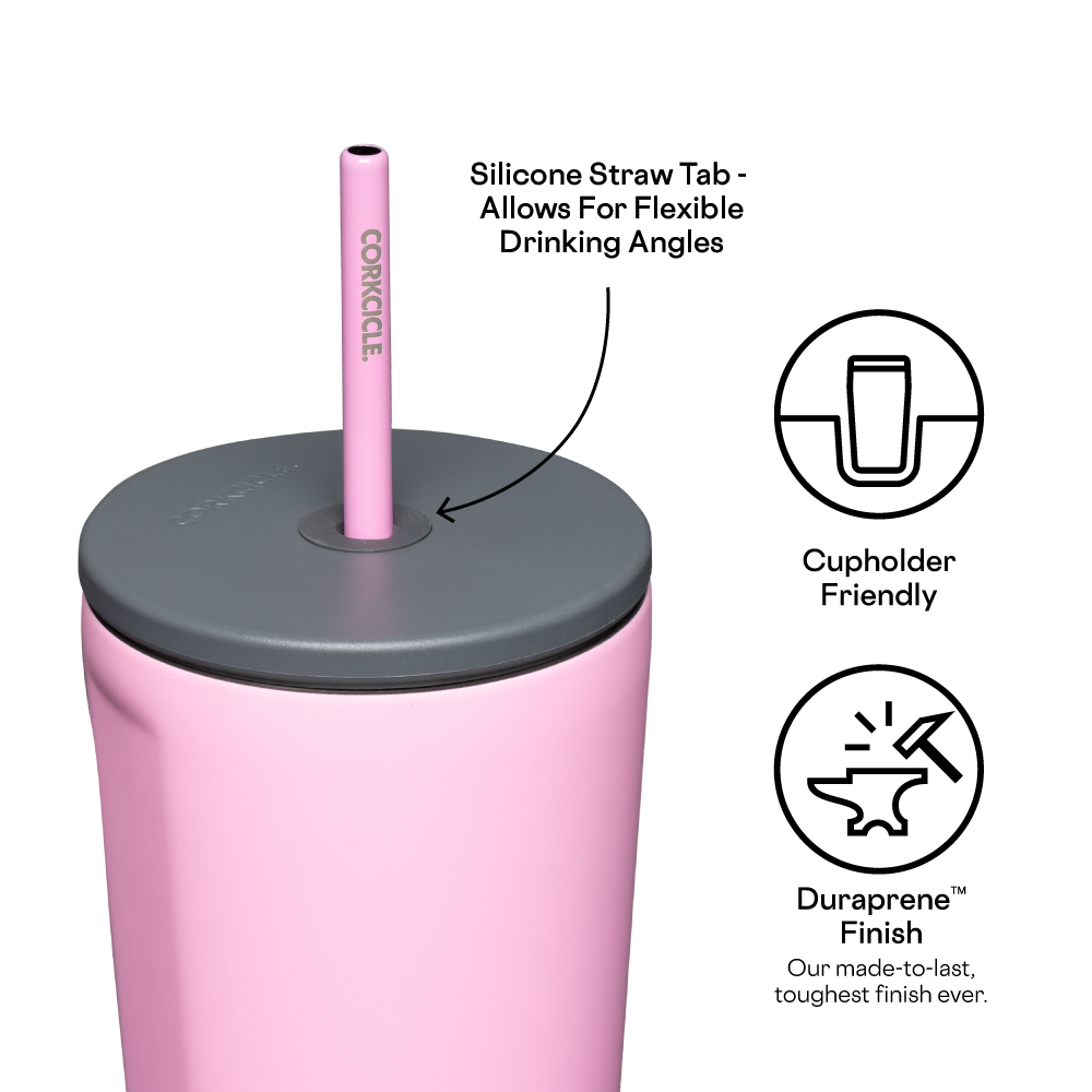 Wine Tumbler with Silicone Straw by Corkcicle - FabFitFun