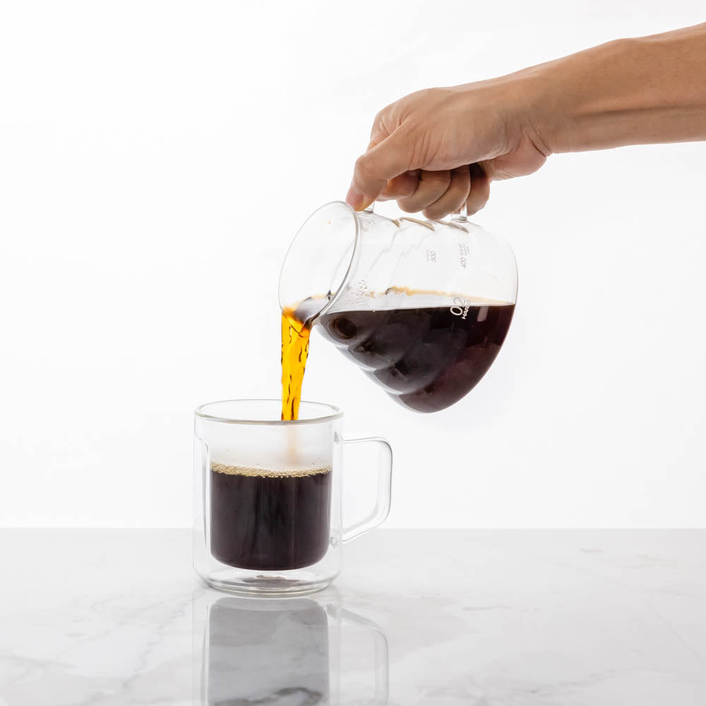 Double Walled Glass Coffee Mugs: 2-Pack