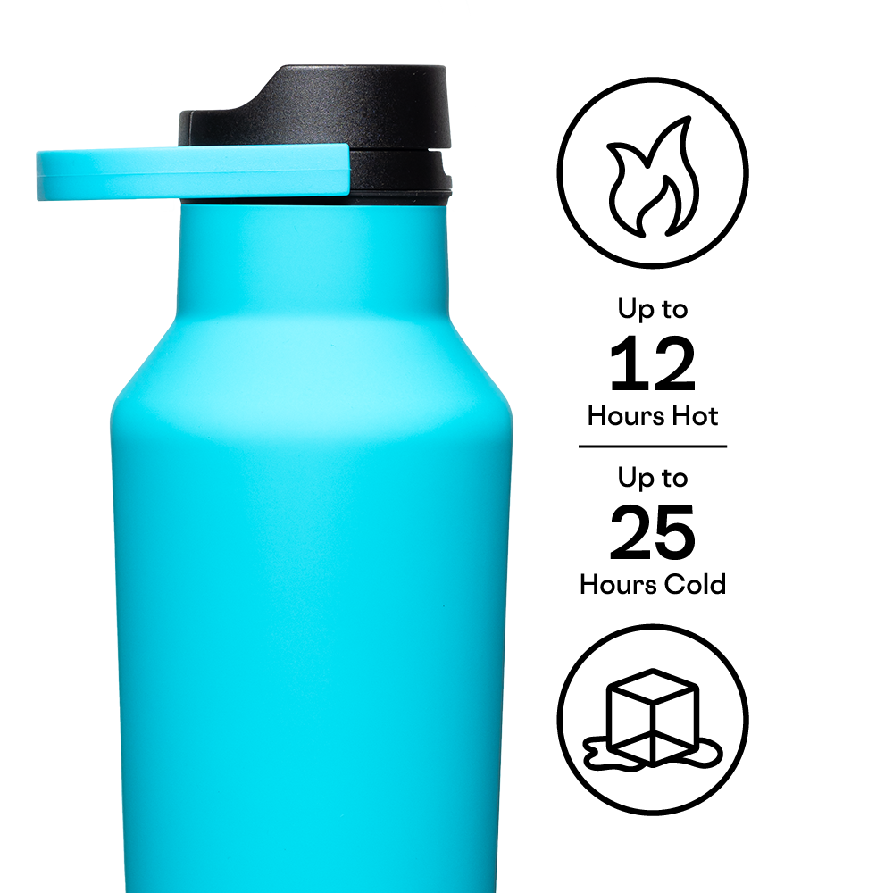 Insulated Water Bottle Series A Sport Canteen 20oz / Capri Blue