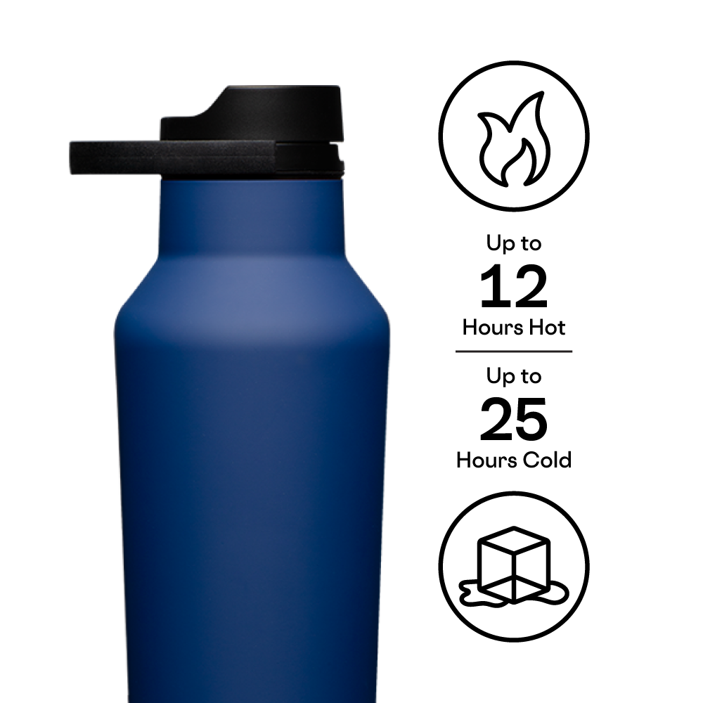 Insulated Water Bottle Series A Sport Canteen 32oz / Midnight Navy