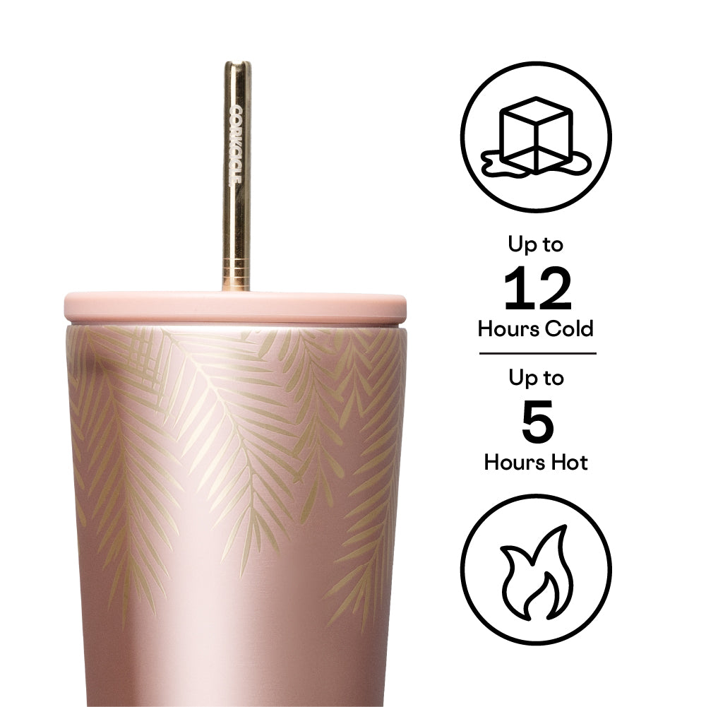 CORKCICLE  Cold Cup - Frosted Pines Rose Gold