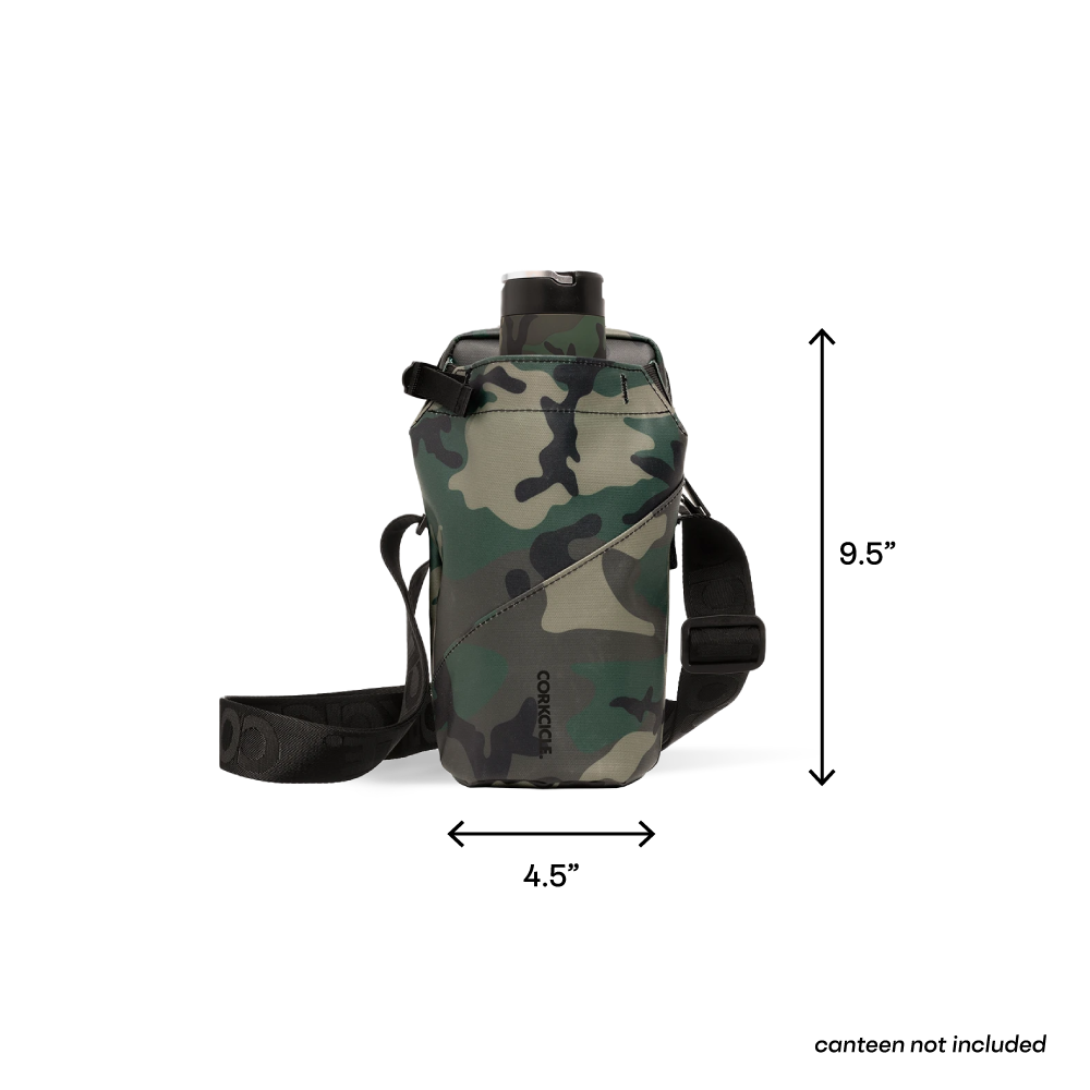 Crossbody Water Bottle Sling Bag Sling Camo Sling