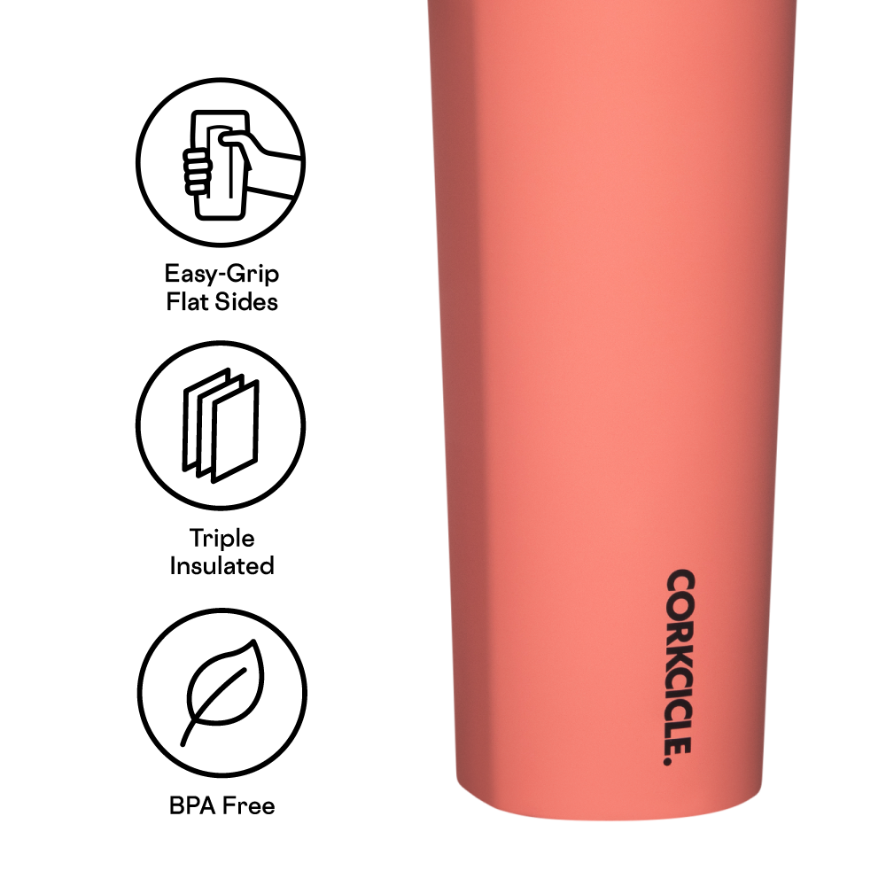 Insulated Water Bottle Series A Sport Canteen 32oz / Coral