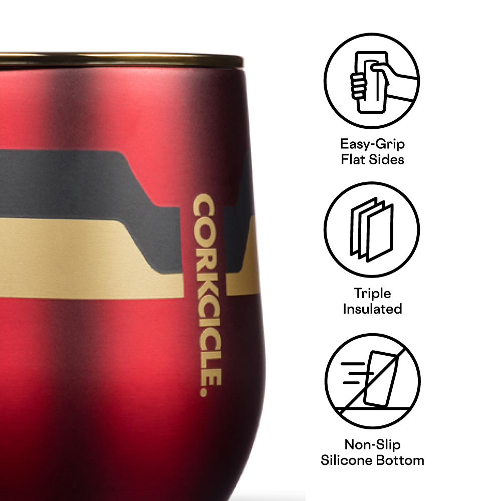 Marvel Stemless 12oz / Iron Man