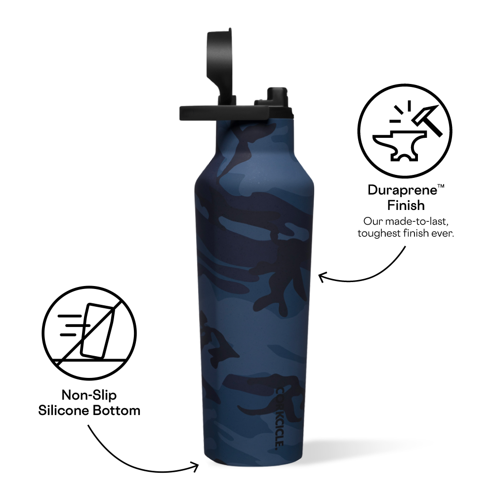 Insulated Water Bottle Series A Sport Canteen 32oz / Navy Camo