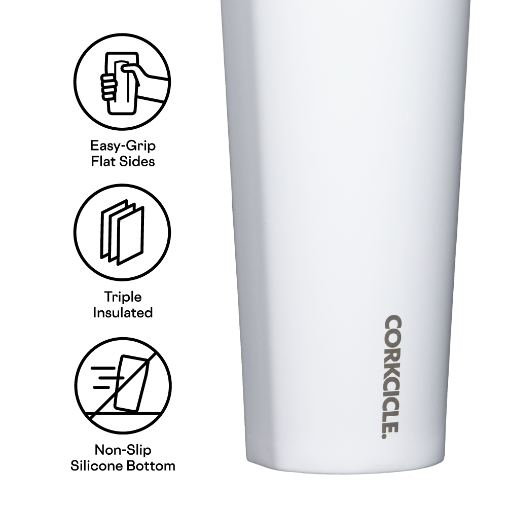 Corkcicle 24oz Cold Cup with NASA 'WORM' Logo - Lilac