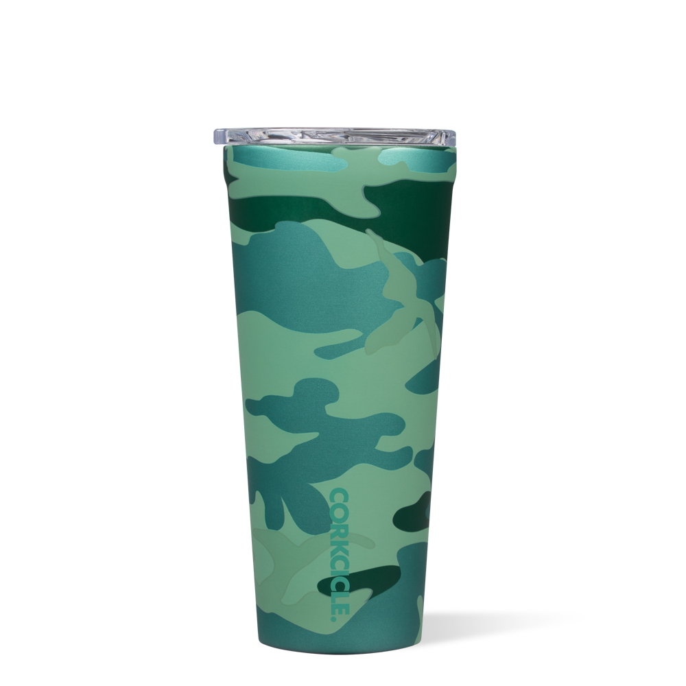 Woodland Camo Tumbler Cup Camo Tumbler 24oz / Jade Camo