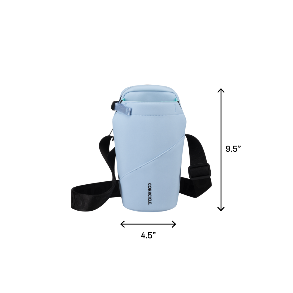 Sun Cube Water Bottle Holder with Strap, Insulated Water Bottle Bag Carrier for Walking, Crossbody Bottle Carrying Sling Purse Neoprene Sleeve Pouch