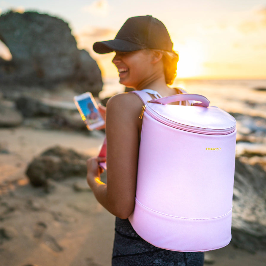 Corkcicle - Eola Bucket Cooler Bag - Coral