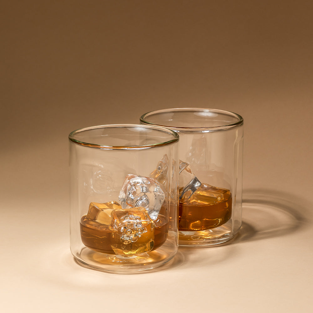 Corkcicle Clear Mug Glass Set of Two