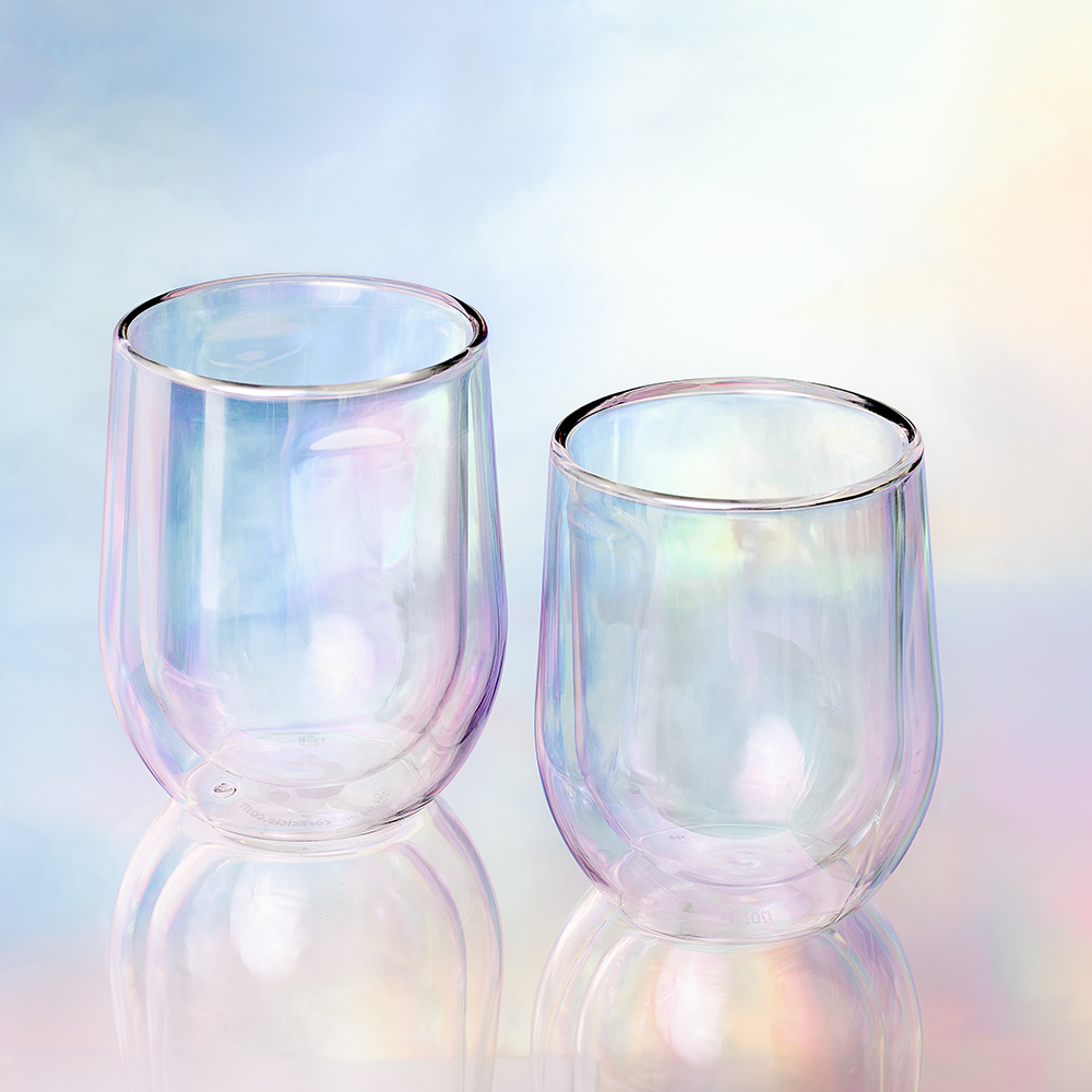 Columbia Stemless Wine Glasses - Set of 2